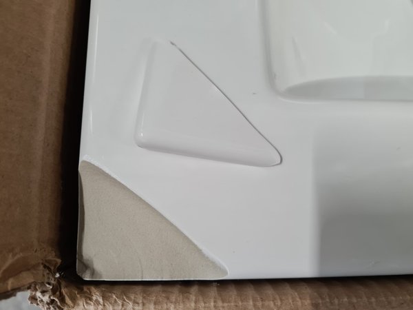 Wastafel 120 x 46 cm wit (verkocht op veiling 64581)