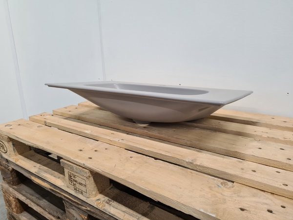 Wastafel 80 x 46 cm grijs