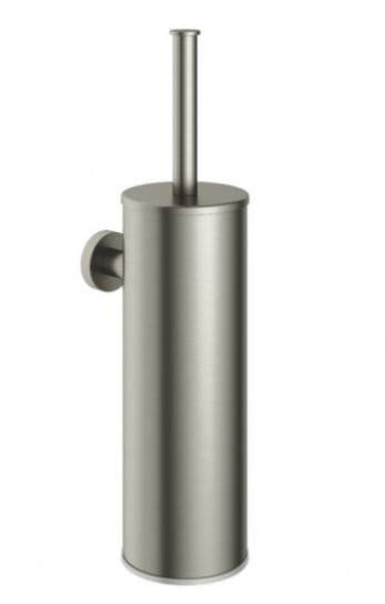 Hotbath Cobber toiletborstelset wandmodel 34 x 8,2 x 12,2 cm, geborsteld nikkel