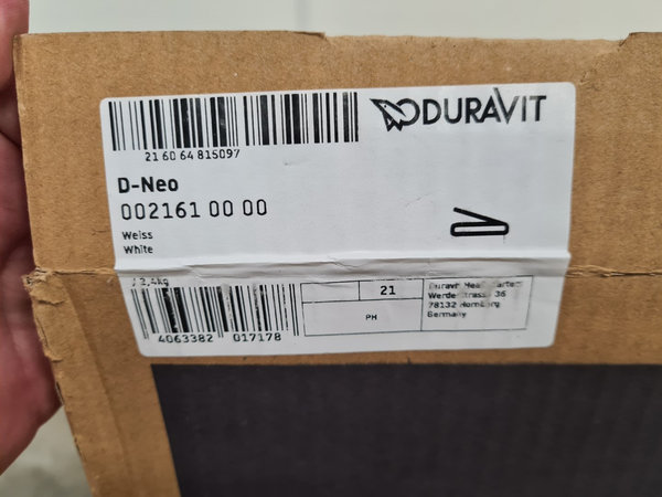 Duravit Closetzitting Duravit D-Neo 44 x 37 cm wit