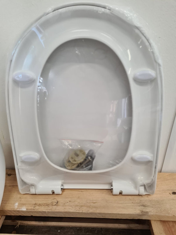 Wiesbaden Metro hangend toilet diepspoel met softclose en quickrelease zitting, wit