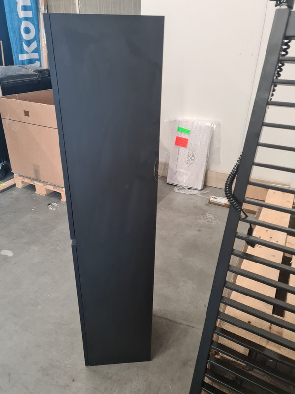 Kolomkast 160 x 35 cm mat zwart (B)