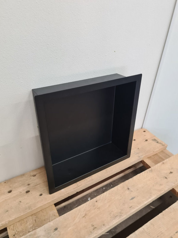 Wiesbaden Inbouwnis 30 x 30 x 7 cm mat zwart