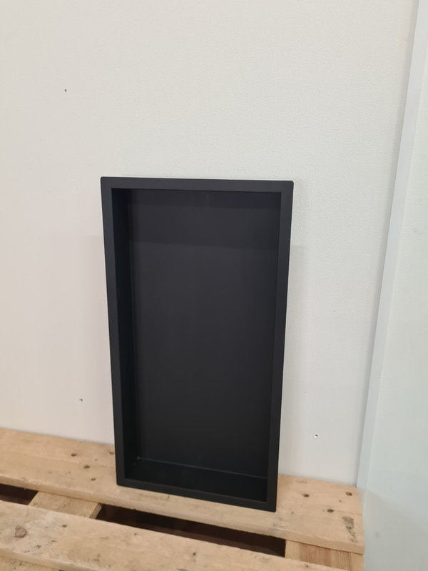 Wiesbaden Inbouwnis 30 x 60 x 7 cm mat zwart