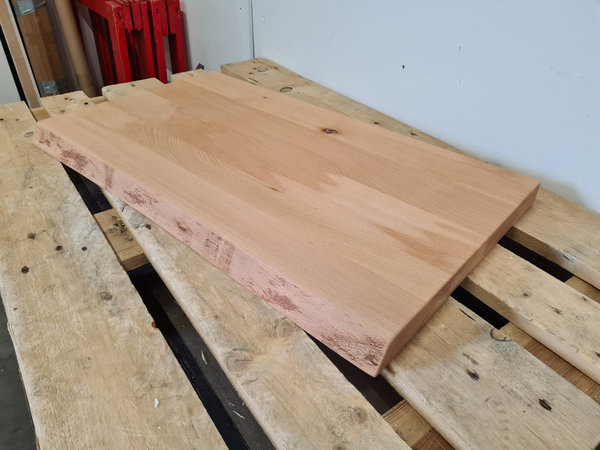 Gliss Design Wastafelblad 80 x 45 cm massief hout