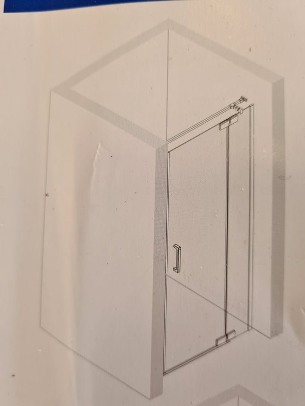 Sealskin Douchedeur 98 x 195 cm helder glas / chroom profielen