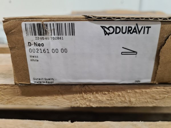 Duravit D-Neo closetzitting afneembaar, wit - 0021610000