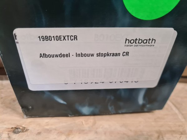 Hotbath Inbouwstopkraan (B)