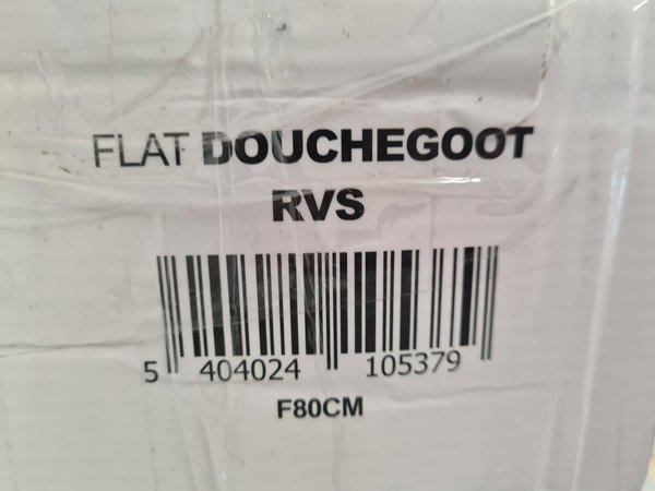 Creavit Aloni Flat douchegoot 80 cm RVS