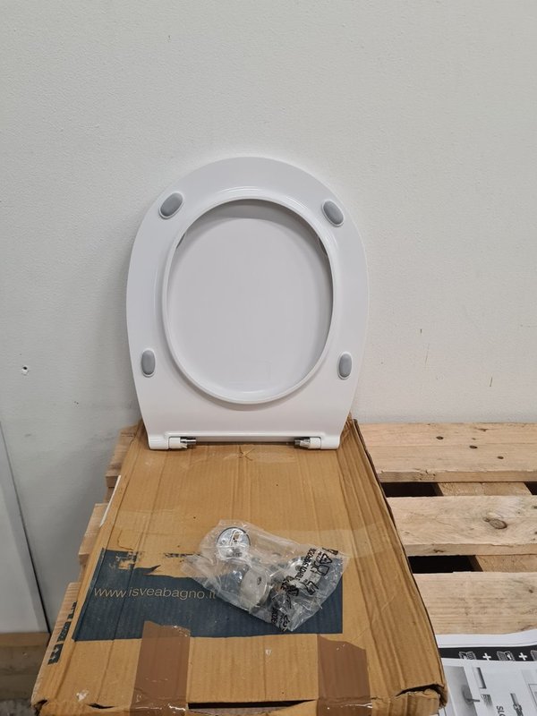 Isvea Solution slimme toiletzitting met softclose 42 x 36 cm wit (B)