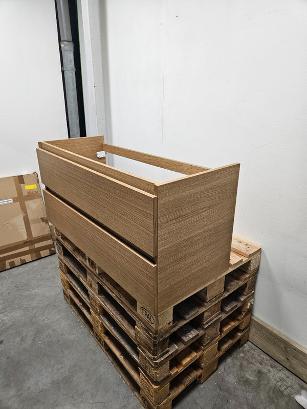 Onderkast 120 x 50 cm hout eiken 2 softclose lades